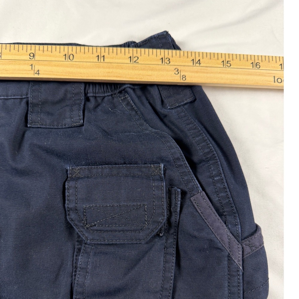 5.11 Tactical Womens Cargo Pants Blue Ripstop‎ Utility Work Pants Size 4 EMS Law - Picture 4 of 7